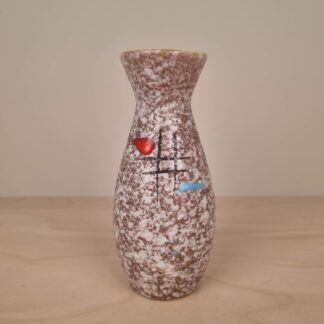Vase i keramik - tysk fra 1960erne - nr. 522 - 14cm