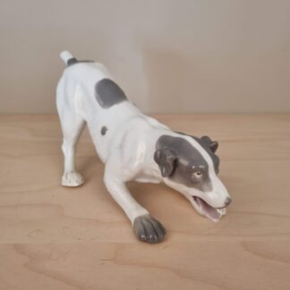 Gebruder Heuback - Figur af legesyg terrier - 20cm lang