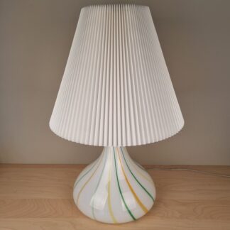 Kæmpe Holmegaard bordlampe, "Candy", af Kylle Svanlund - 47cm